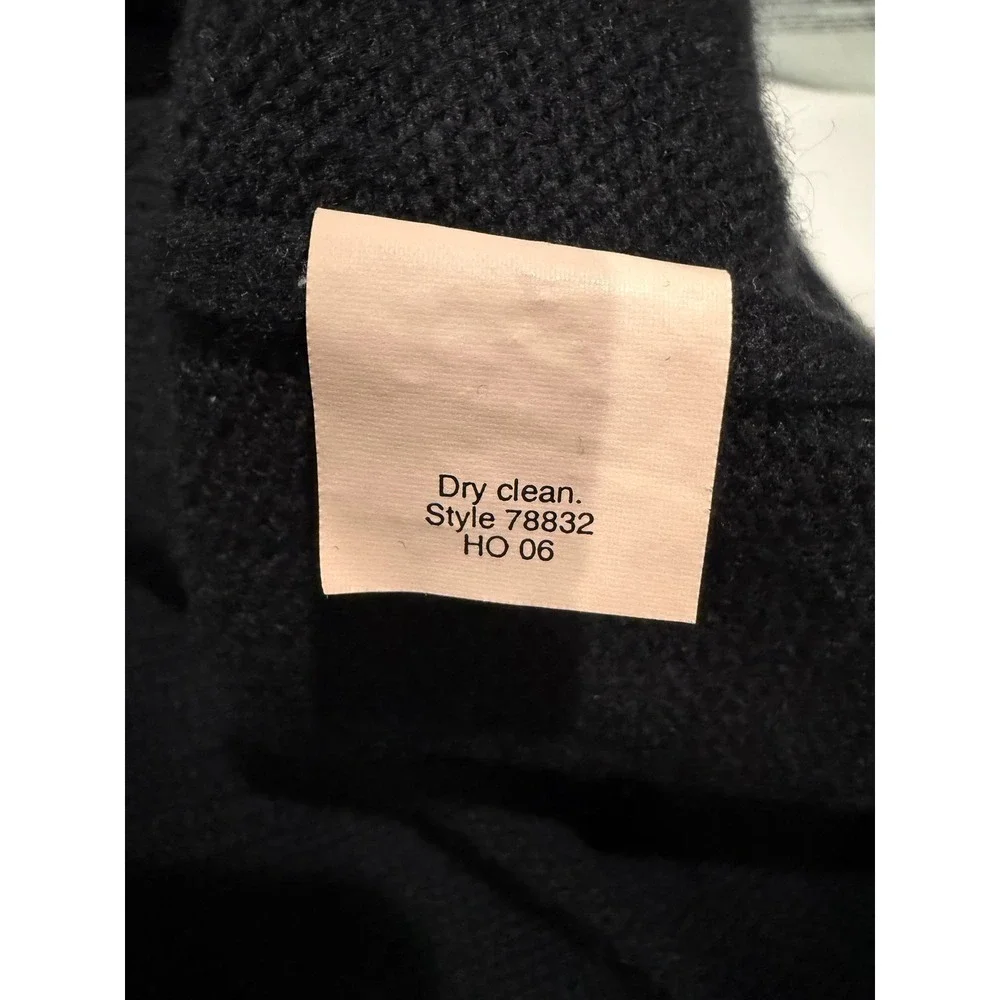 J.Crew Womens Black 100% Cashmere Turtleneck Sweater Size XS